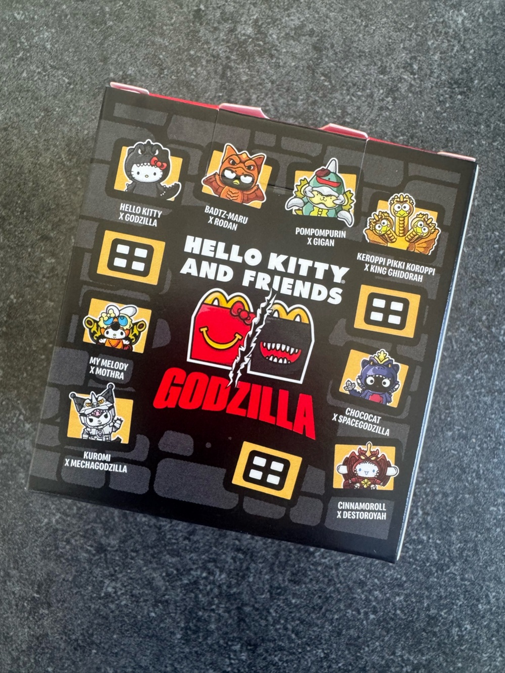 McDonald’s Happy Meal toy: Hello Kitty & Friends x Godzilla “Badtz-Maru x Rodan” - Picture 2 of 2
